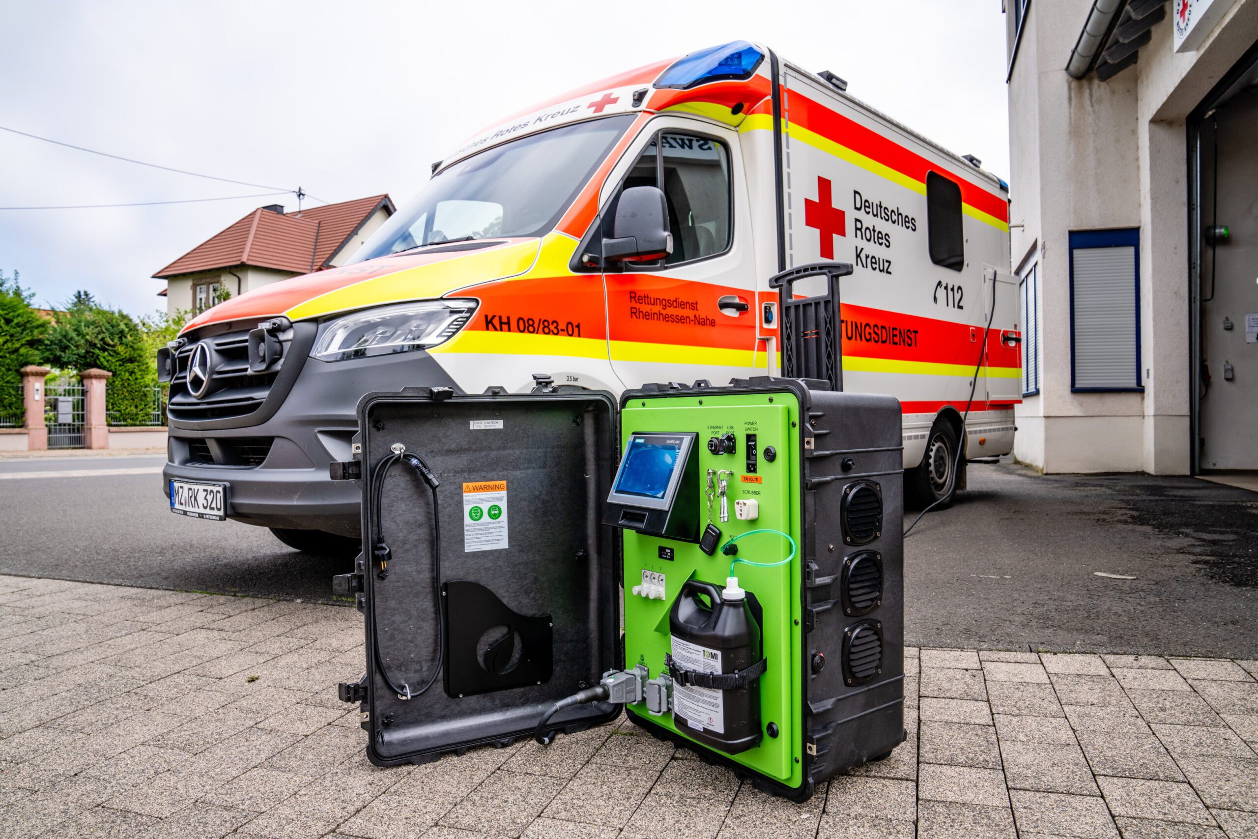 Desinfektion im Rettungswagen: Neues System überzeugt bei Test in Meisenheim